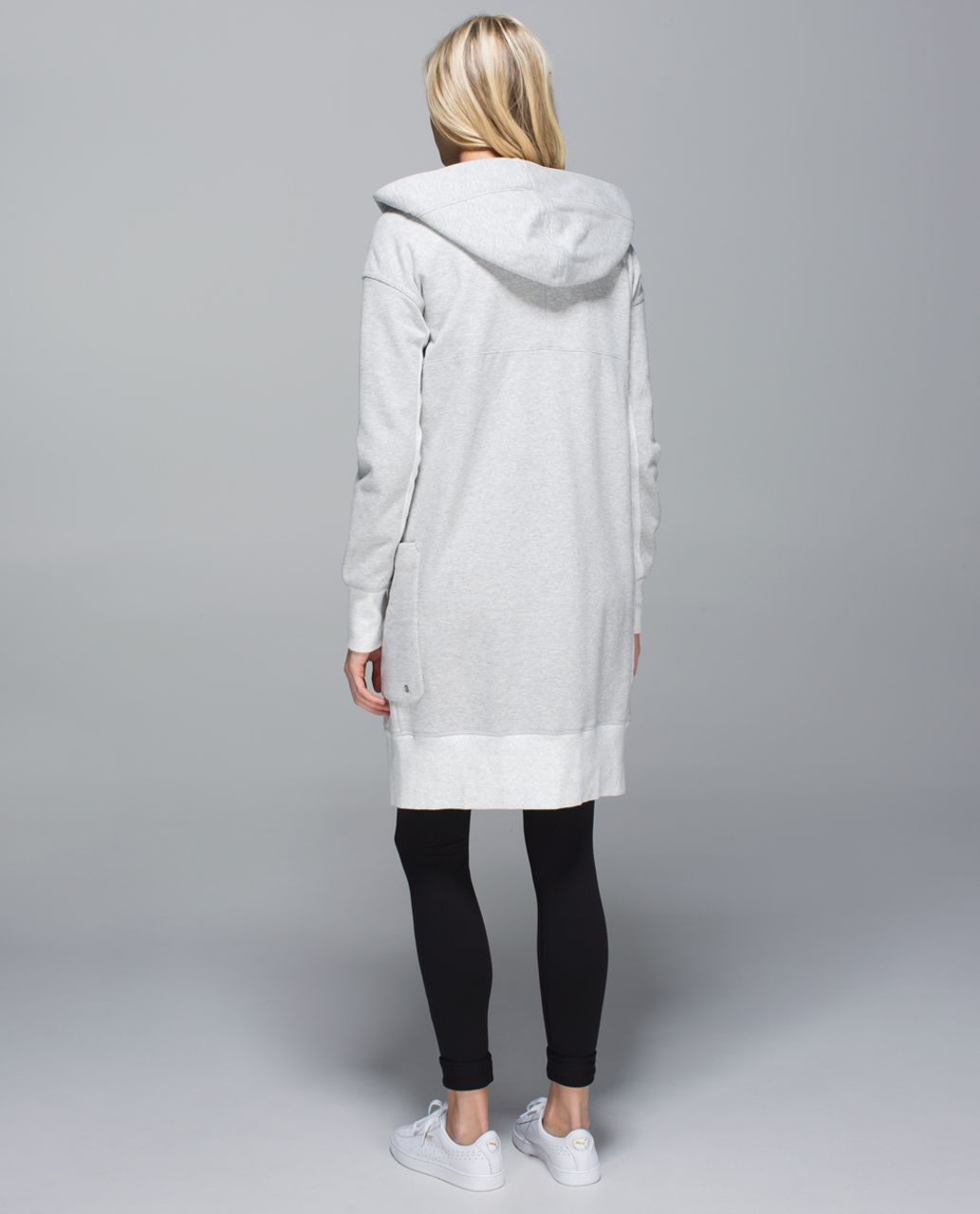 Lululemon Karmacollected Wrap - Heathered Light Grey / Heathered White