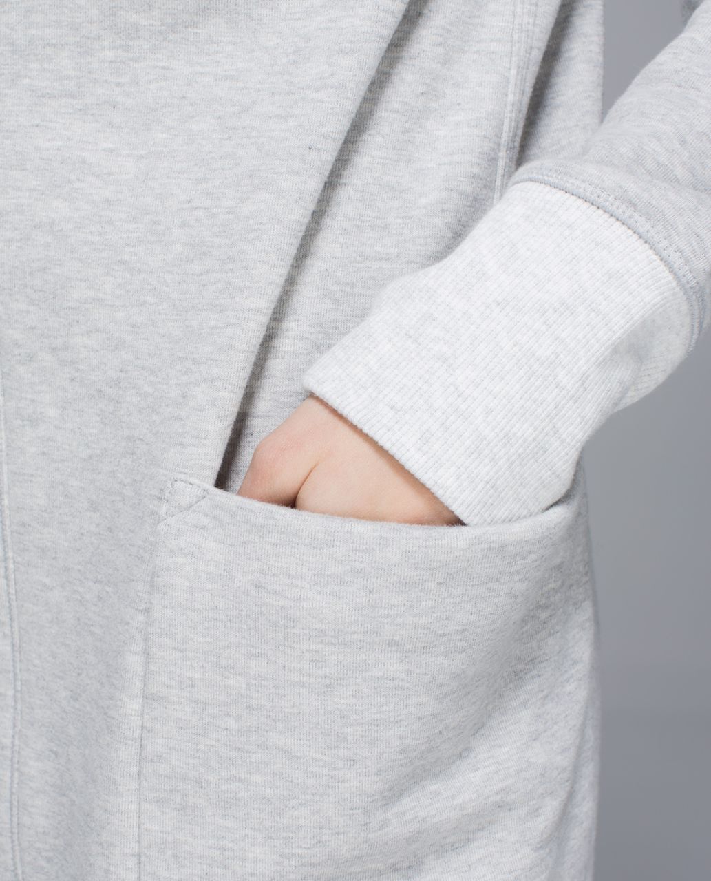 Lululemon Karmacollected Wrap - Heathered Light Grey / Heathered White