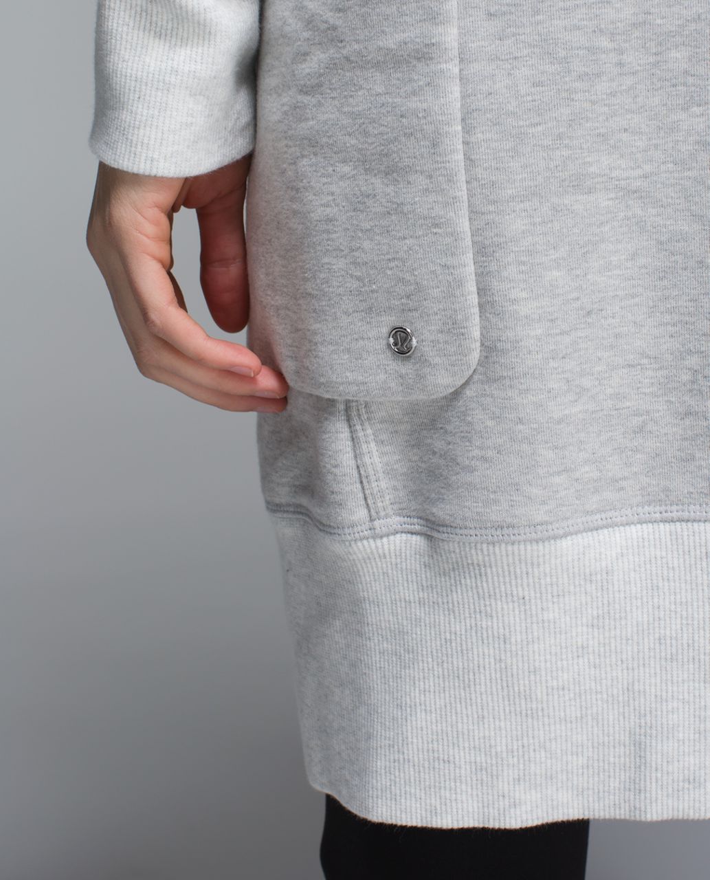 Lululemon Karmacollected Wrap - Heathered Light Grey / Heathered White