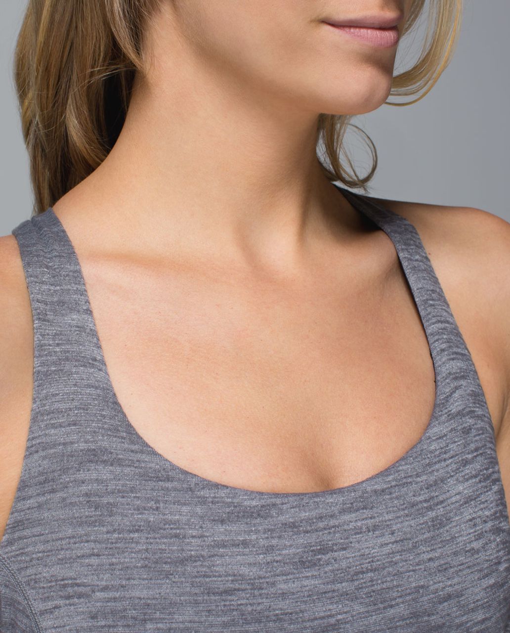 Lululemon Wild Tank - Heathered Slate / Dream Rose Deep Coal Black