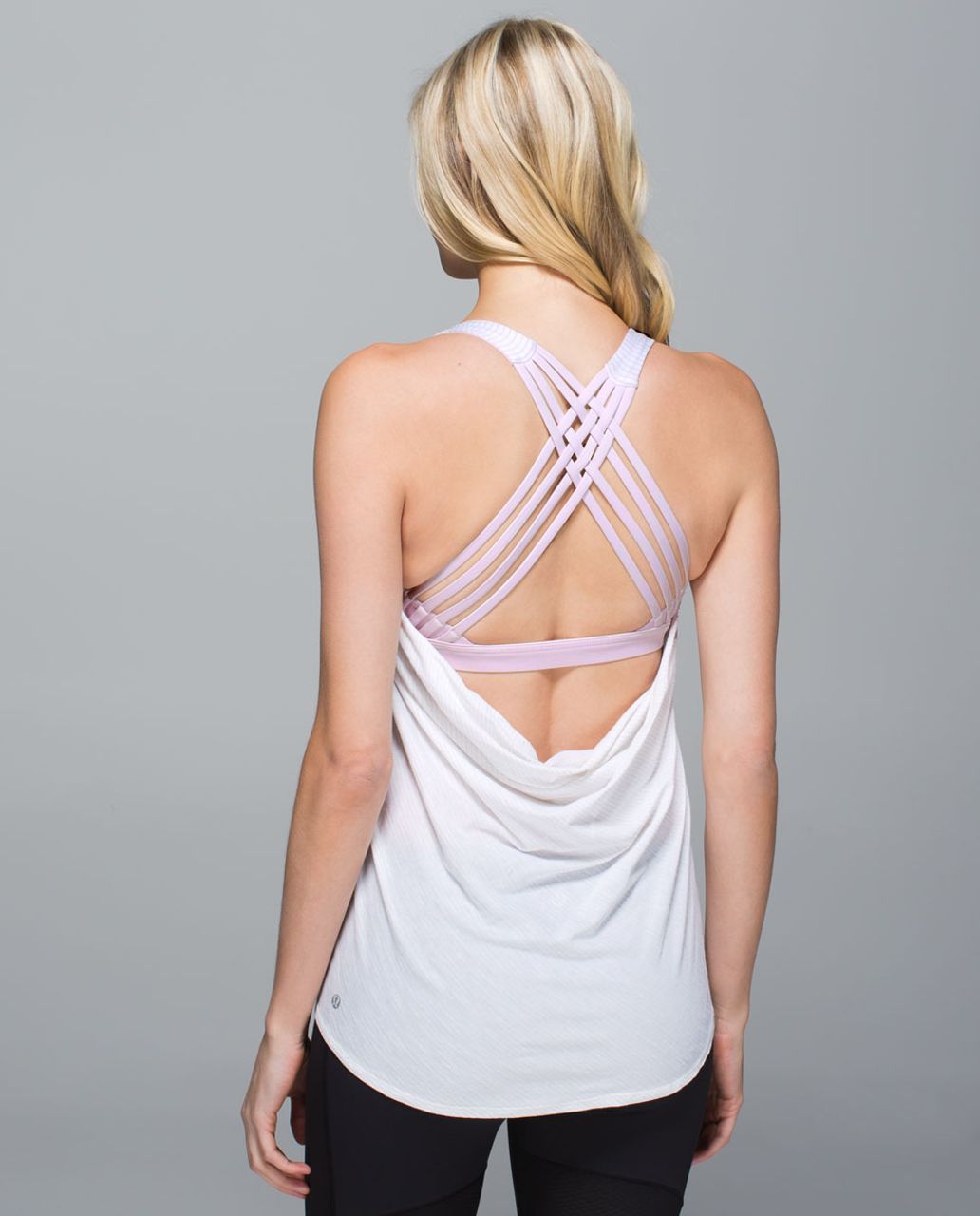 Lululemon Wild Tank - Heathered White / Neutral Blush