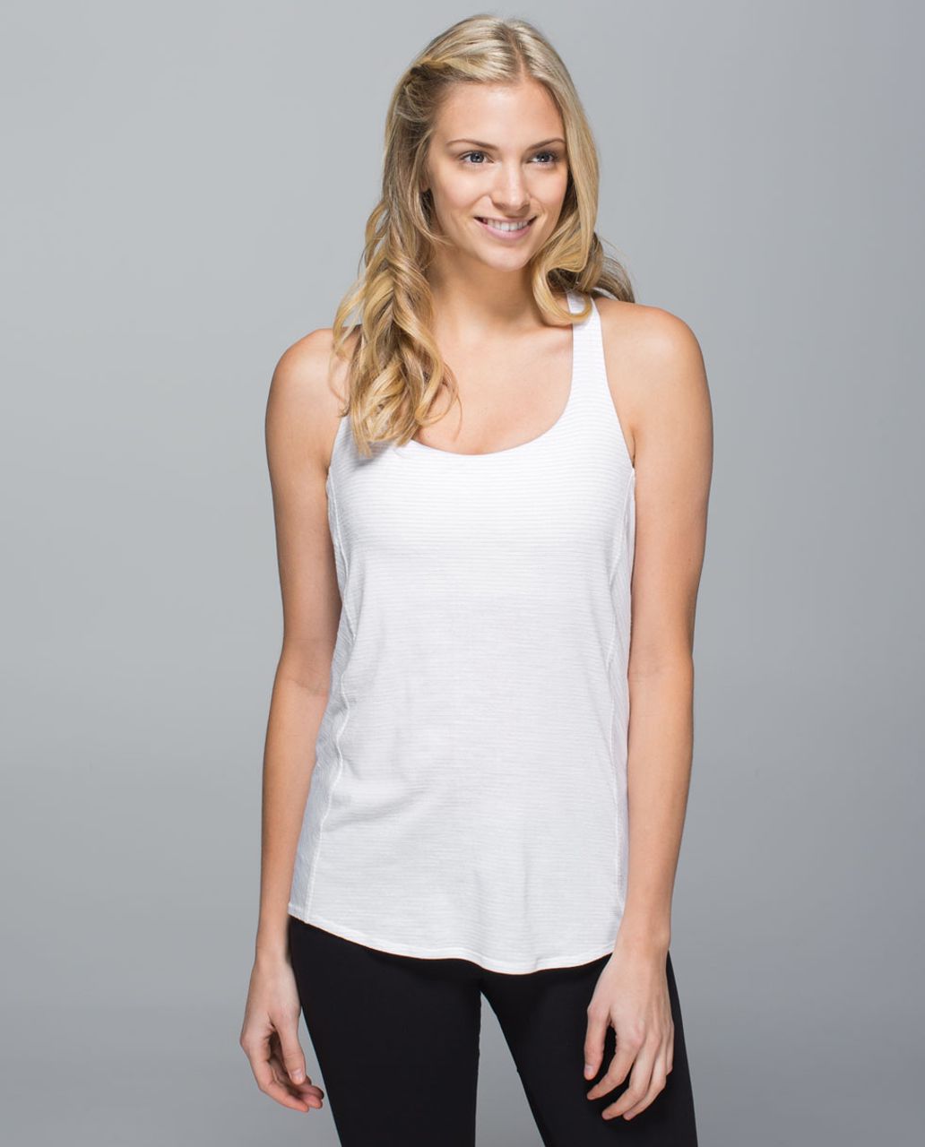 Lululemon Wild Tank - Heathered White / Neutral Blush - lulu fanatics