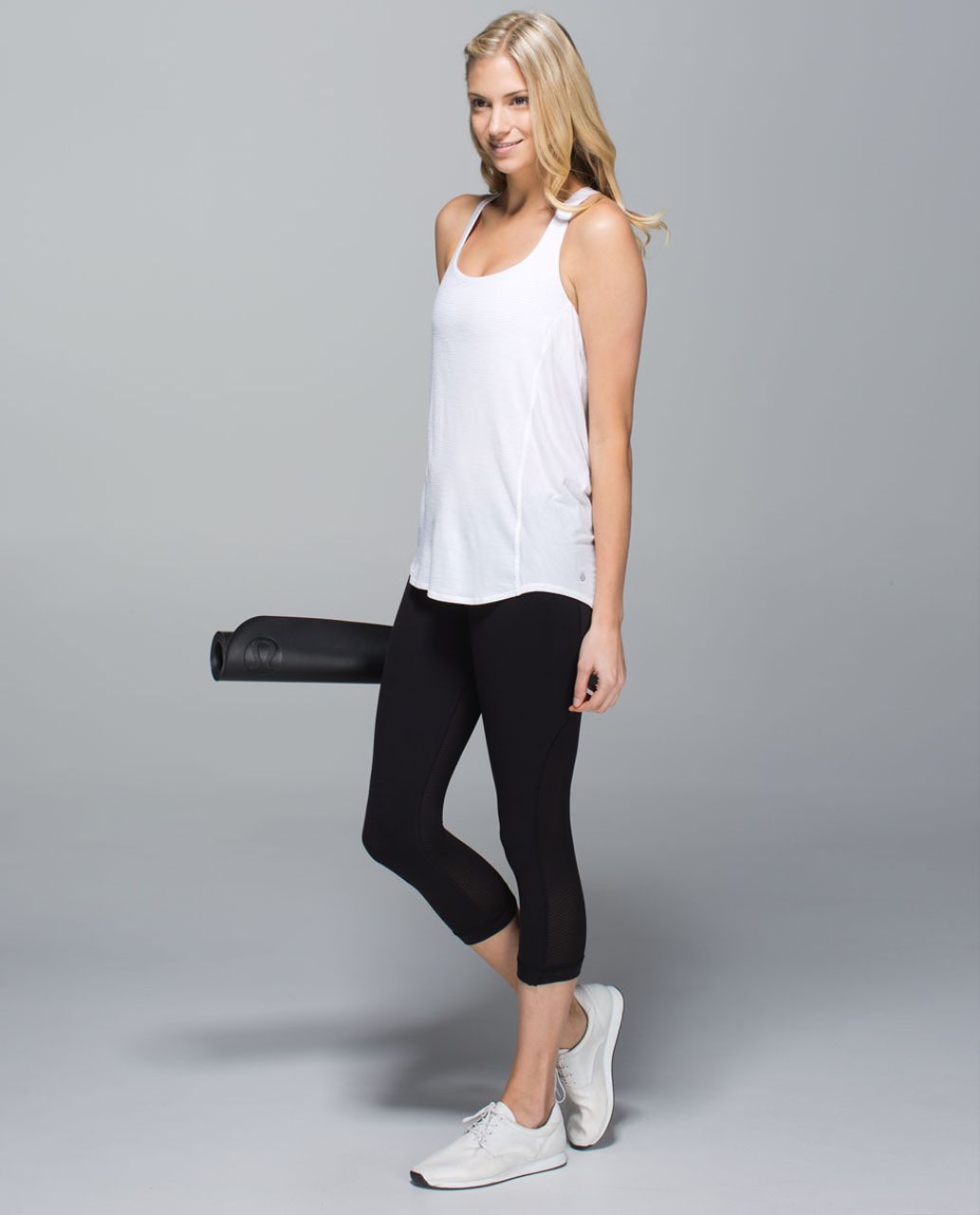 Lululemon Wild Tank - Heathered White / Neutral Blush