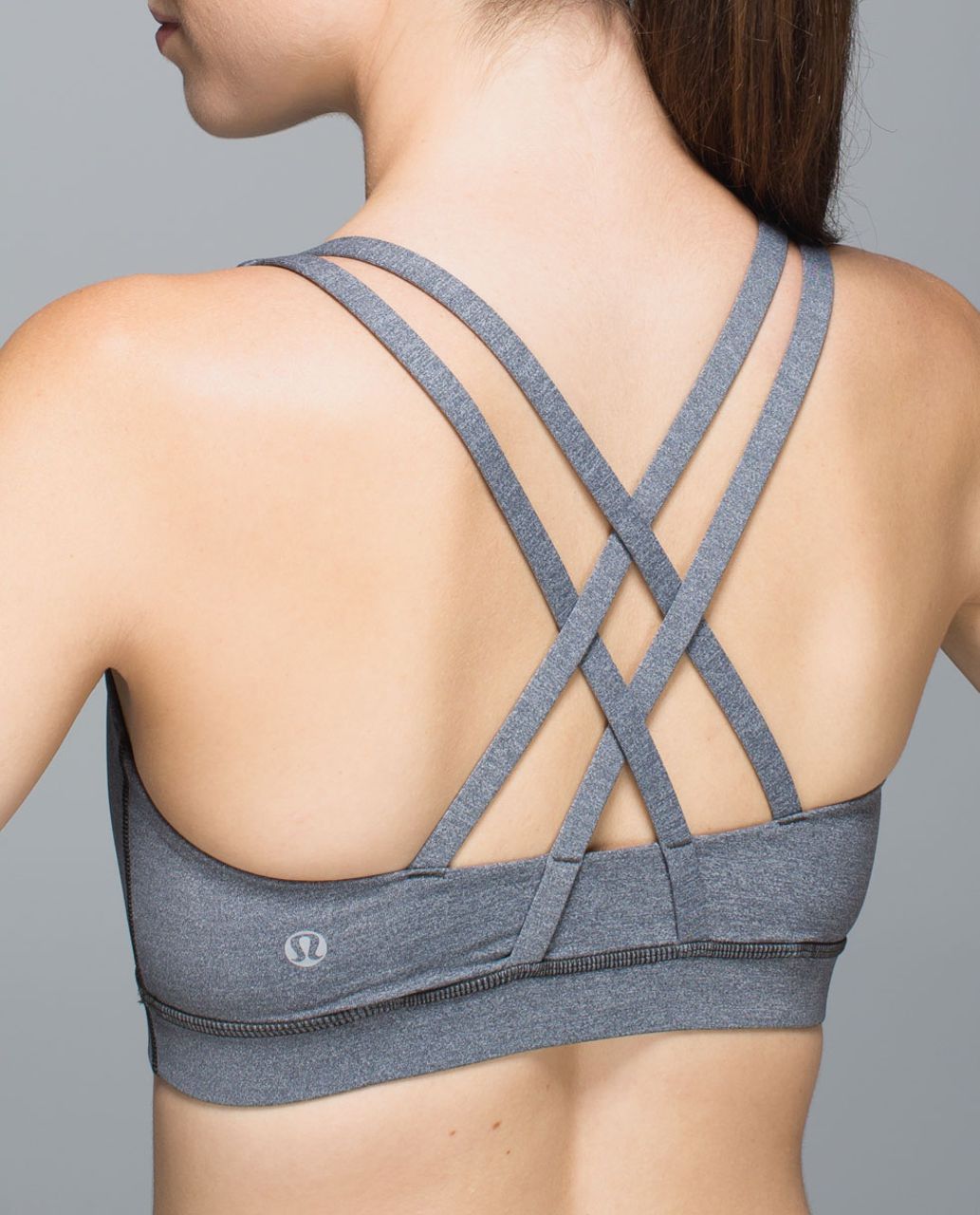 Lululemon Energy Bra - Heathered Deep Coal