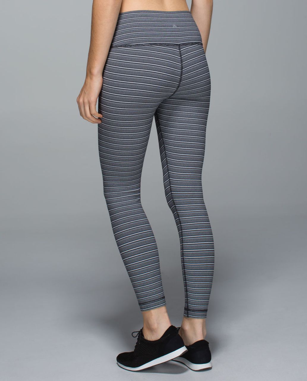 Textured Striped Pants