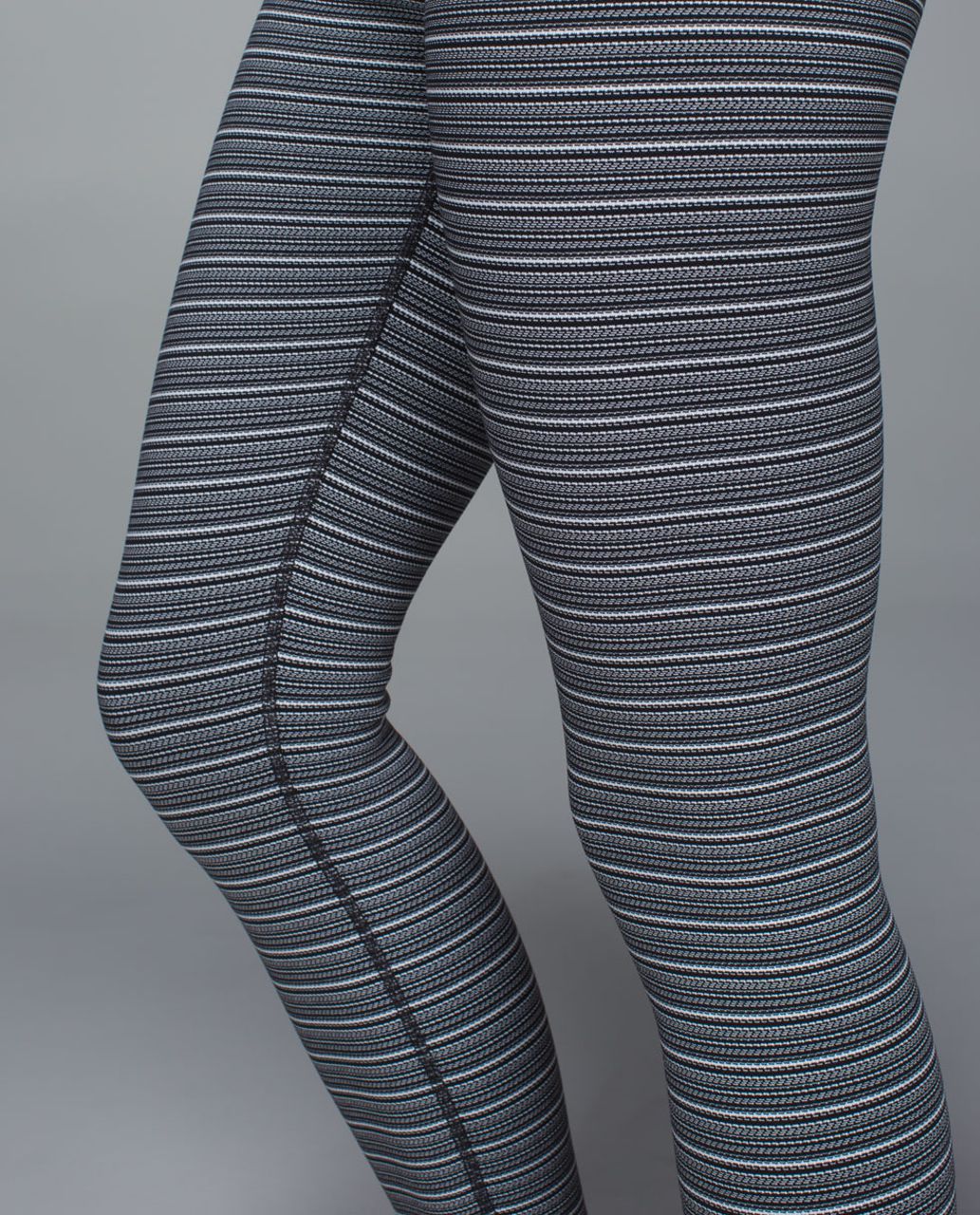 Lululemon High Times Pant - Textured Stripe Black Deep Coal