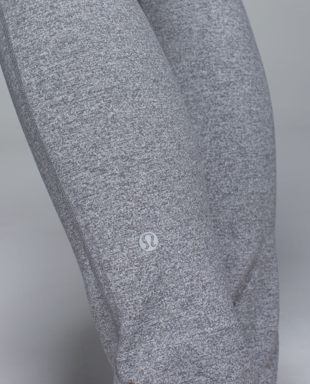 Lululemon Skinny Will Pants 33 Leggings Herringbone Knit Gray Women's Size  4