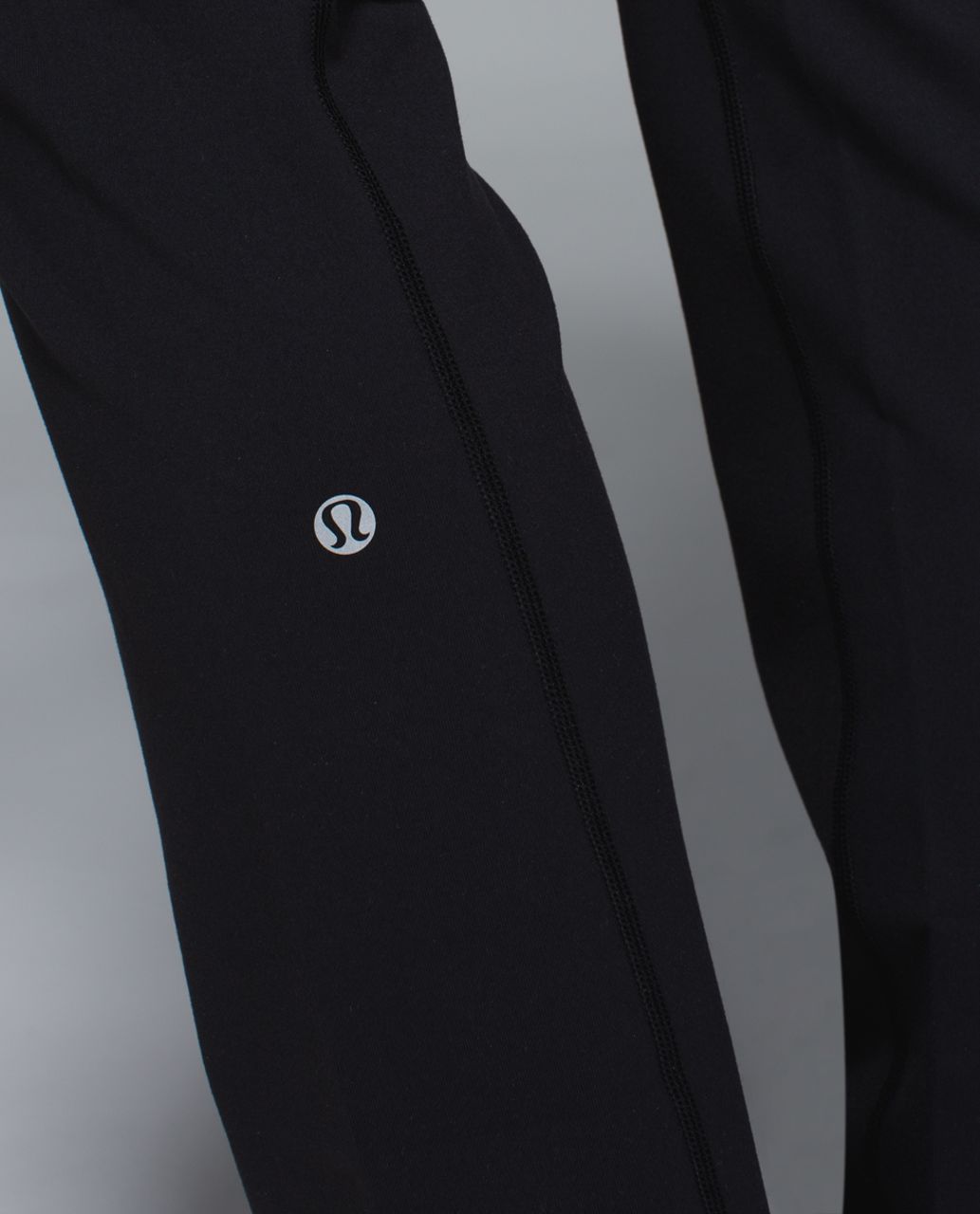 Lululemon Straight-Up Pant *Full-On Luon - Black / Dream Rose Deep Coal Black