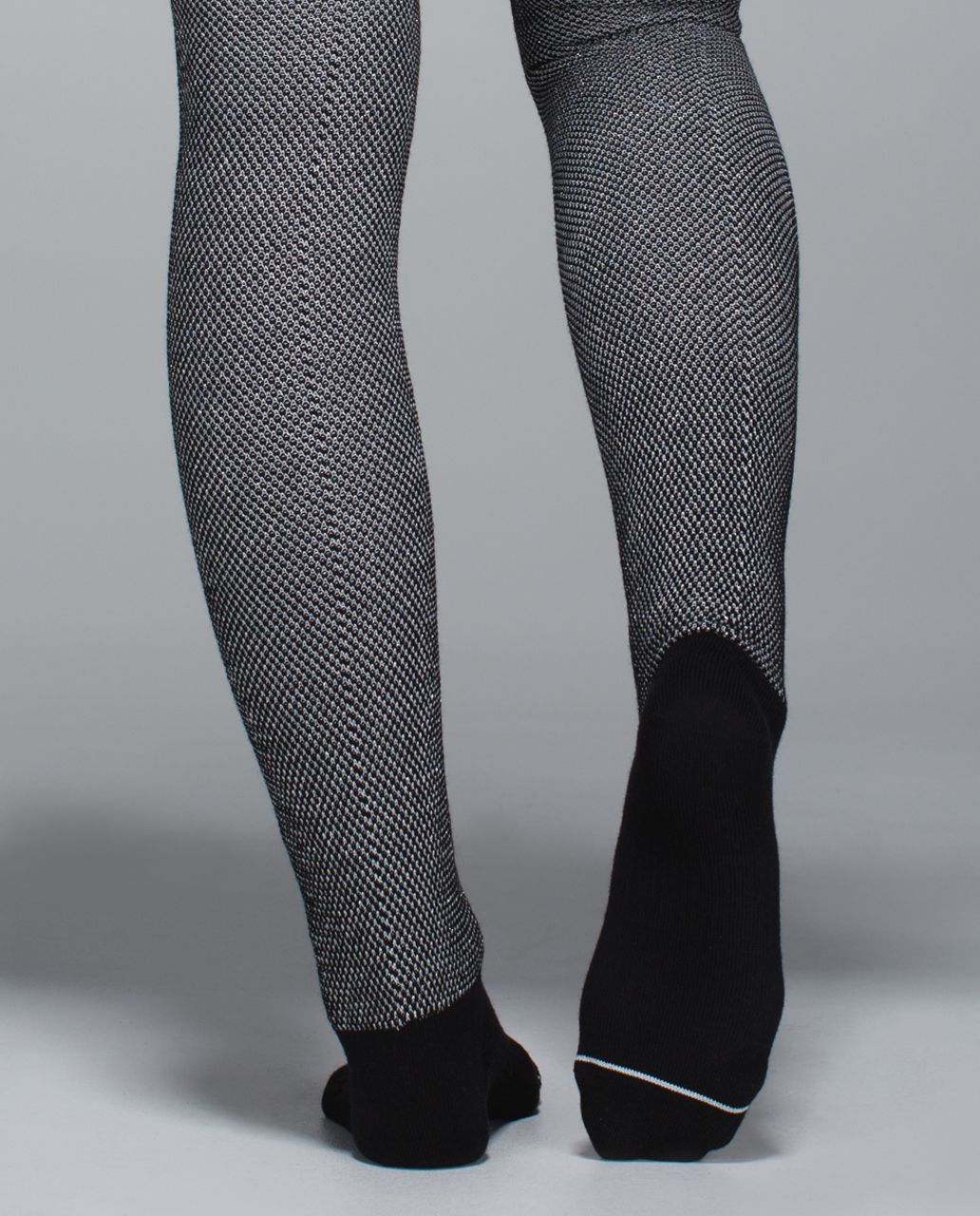 Lululemon After Asana Sock - Lurex Binder Black Ghost - lulu fanatics