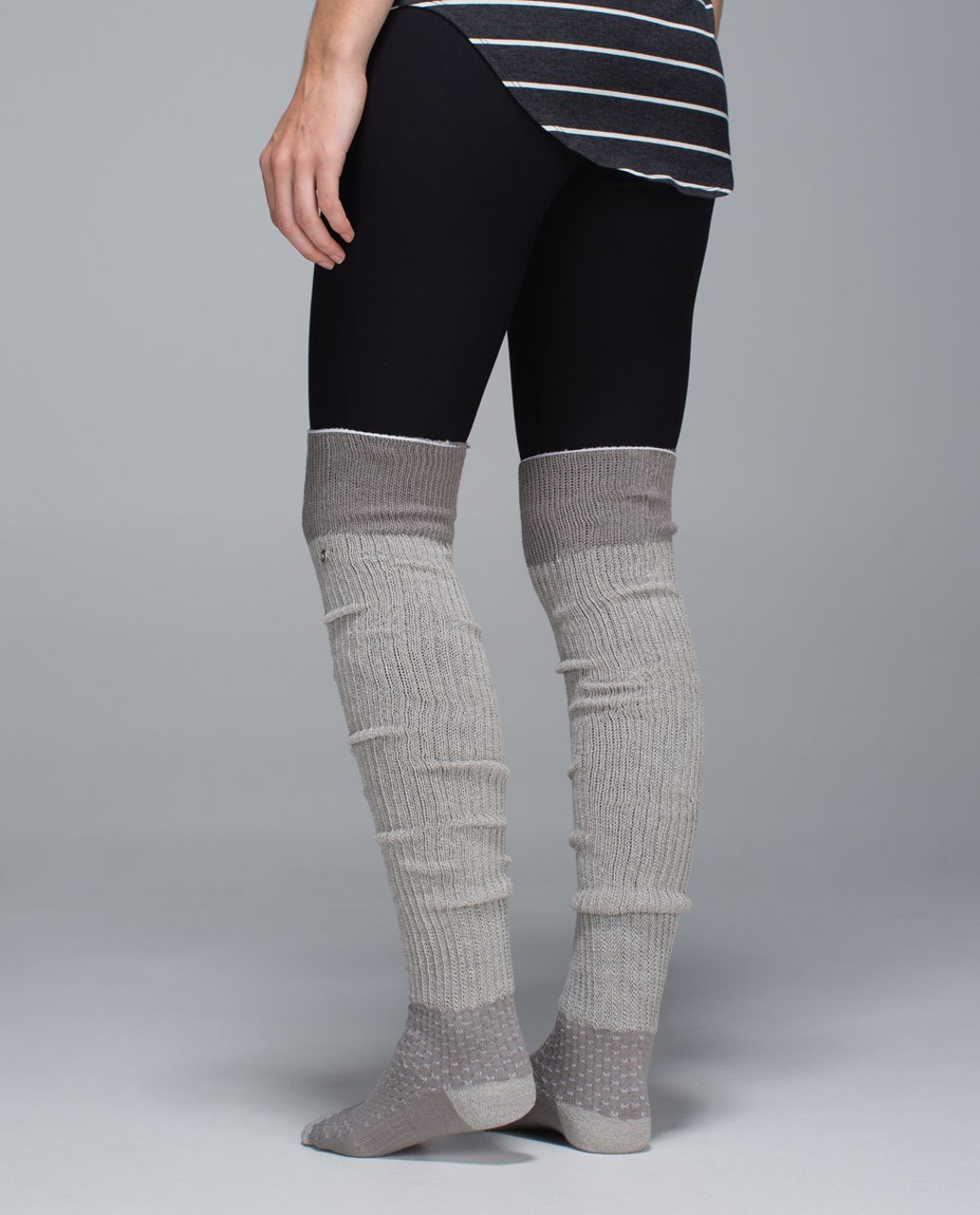 Lululemon Savasana Sock - 2x2 Twisted Storm Grey