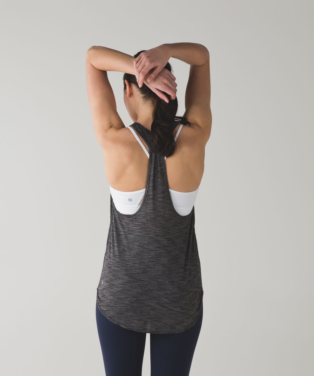 Lululemon 105 F Singlet (Seriously Light Luon) - Heathered Black