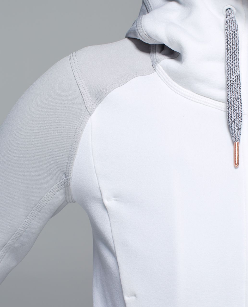 Lululemon Stretch-It Out Hoodie - White / Heathered Silver Spoon