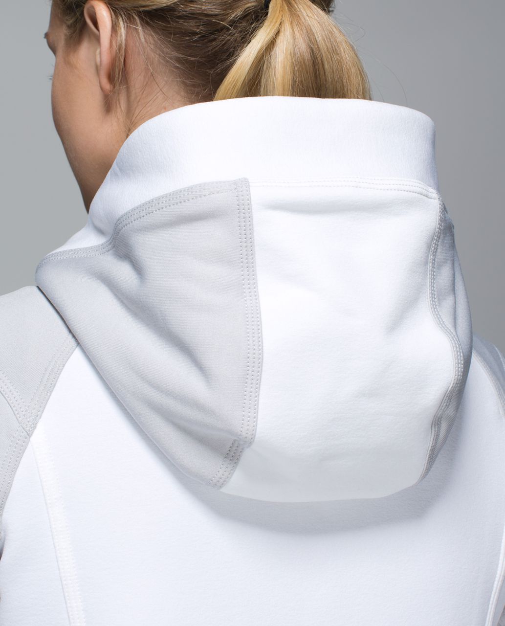 Lululemon Stretch-It Out Hoodie - White / Heathered Silver Spoon