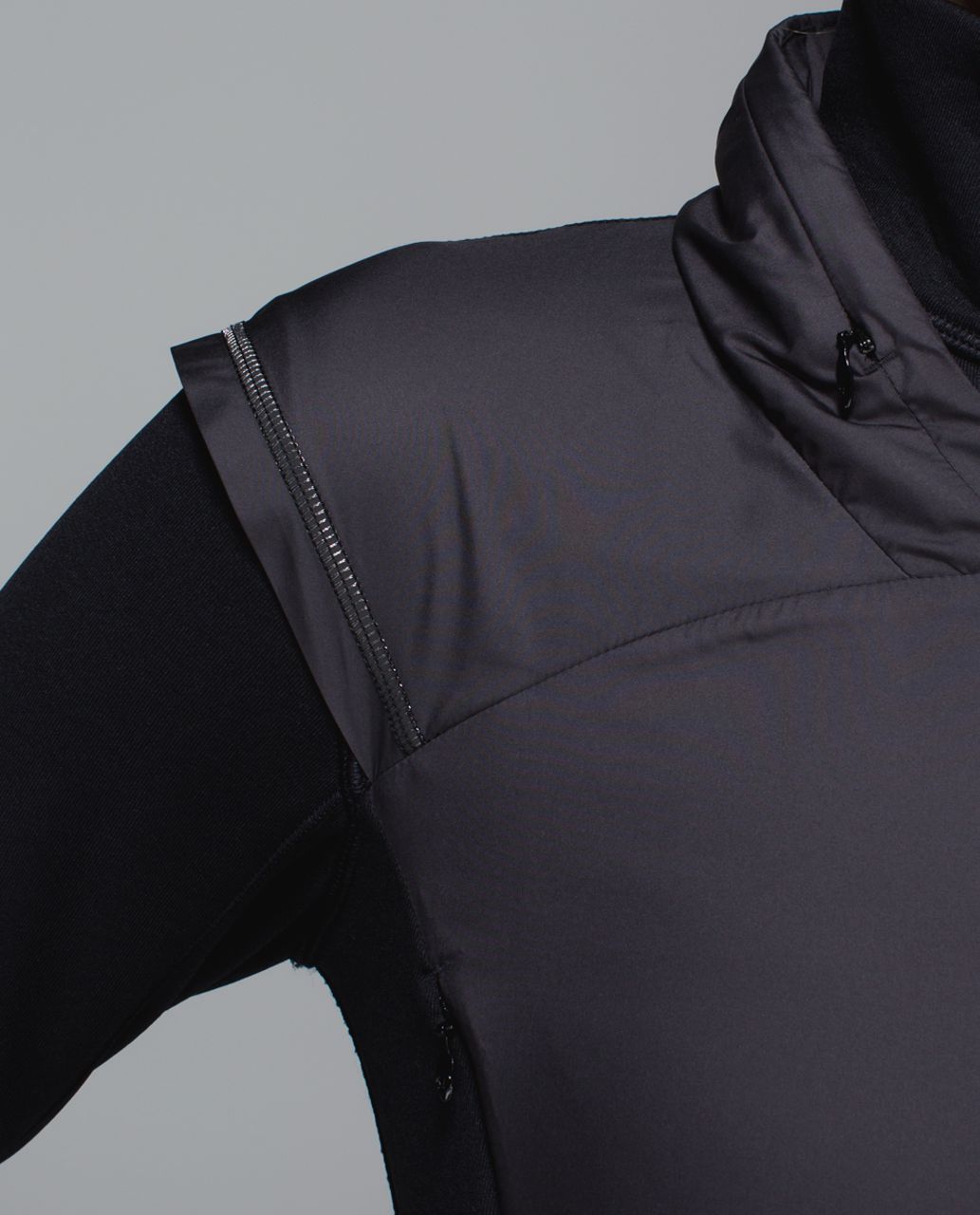 Lululemon Snug Sprinter Jacket - Heathered Black /  Black