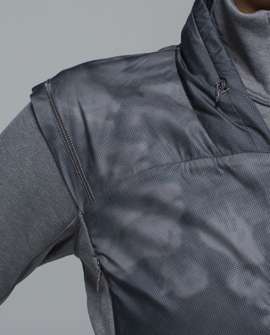 Lululemon Snug Sprinter Jacket - Heathered Slate / Dream Rose Slate Black - lulu  fanatics