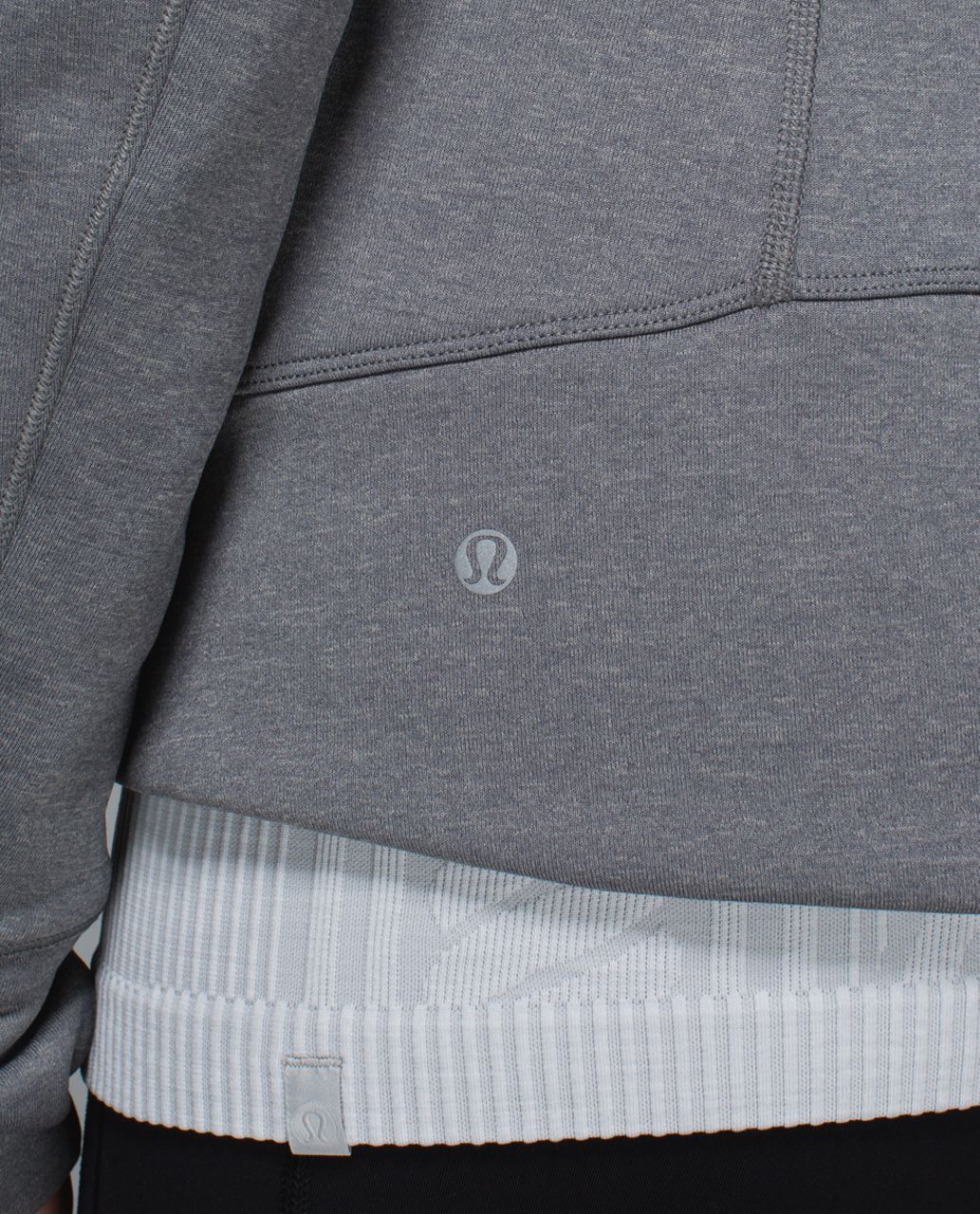 Lululemon Snug Sprinter Jacket - Heathered Slate / Dream Rose Slate Black