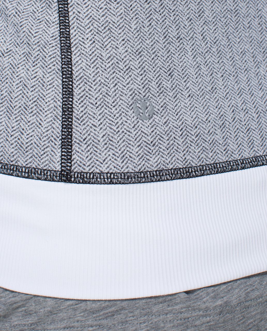 Lululemon Be Present Jacket - Heathered Herringbone Heathered Black White