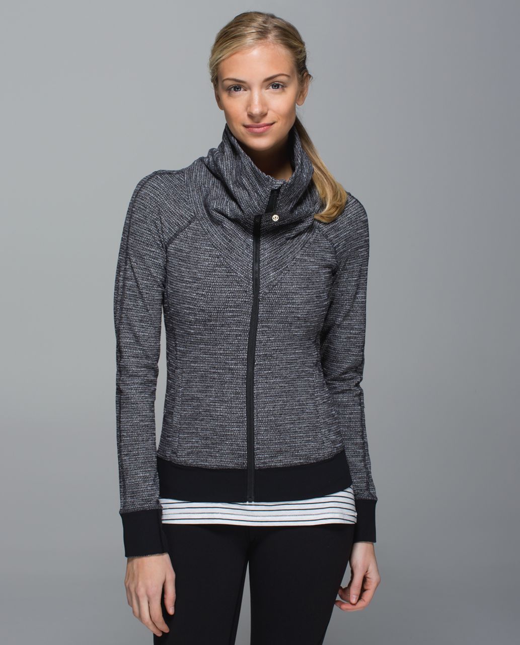 lululemon-black-coco-pique-stride-jacket - Agent Athletica