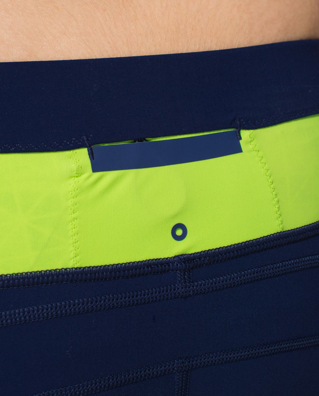 Lululemon Water Bound Short - Euro Navy / Brisk Lime / Paradise Grid Multi