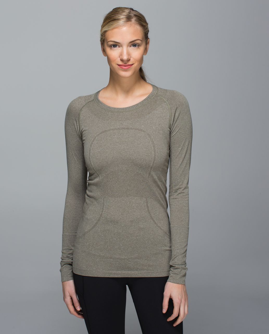 Lululemon Swiftly Tech Long Sleeve Crew - Classic Green / Classic Green -  lulu fanatics