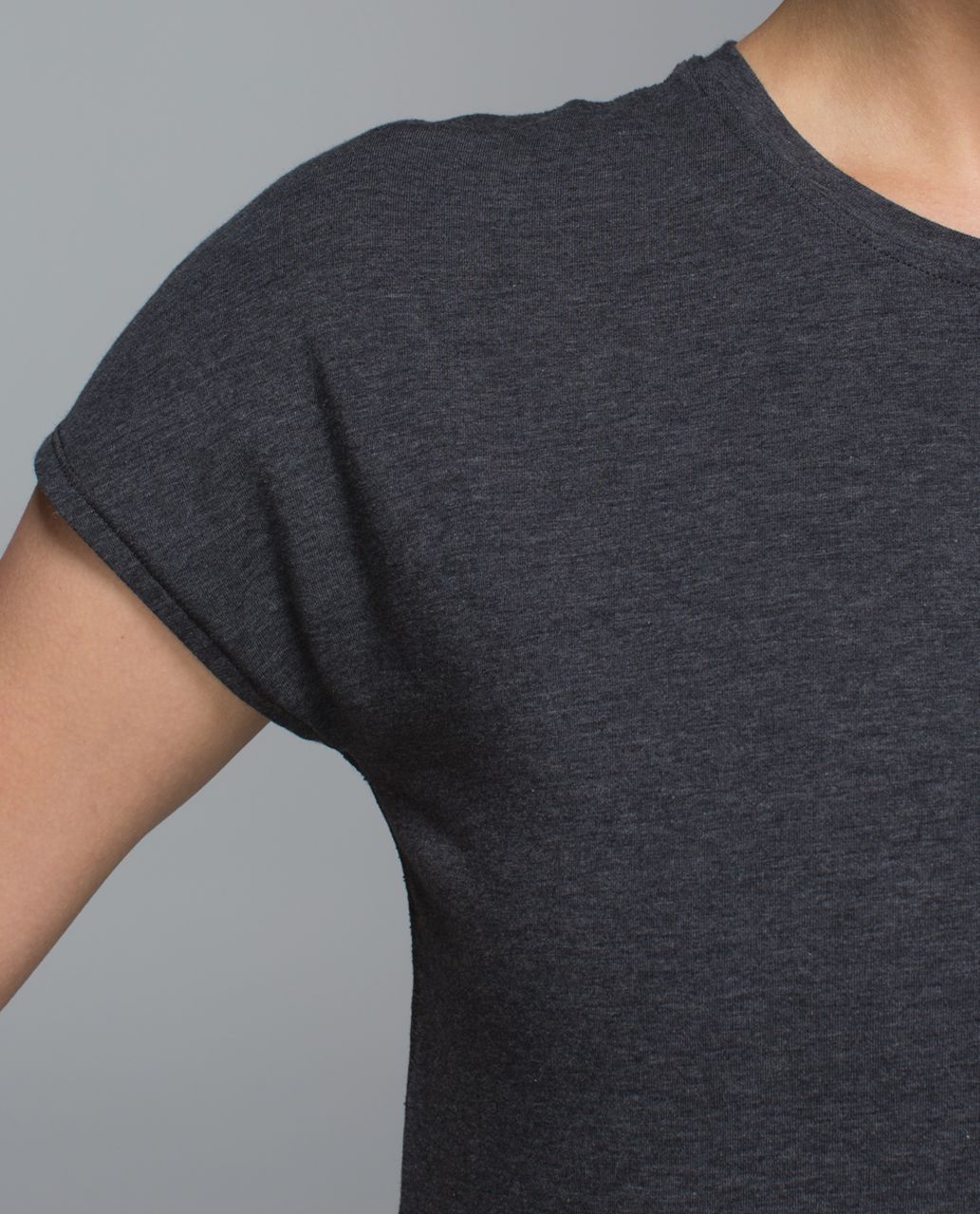 Lululemon Find Your Zen Short Sleeve - Heathered Dark Grey