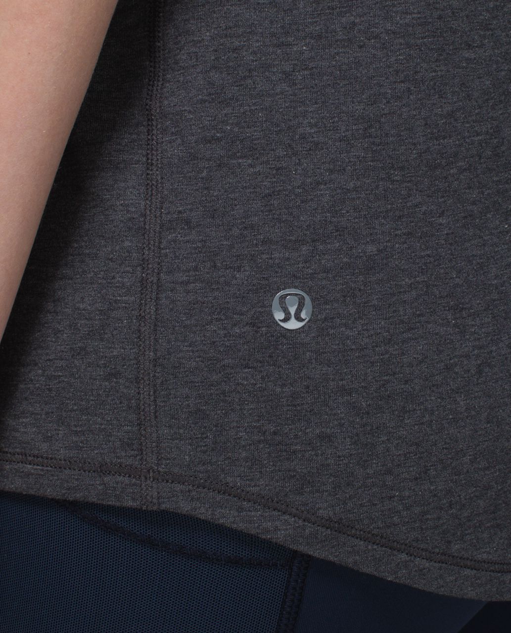 Lululemon Find Your Zen Short Sleeve - Heathered Dark Grey