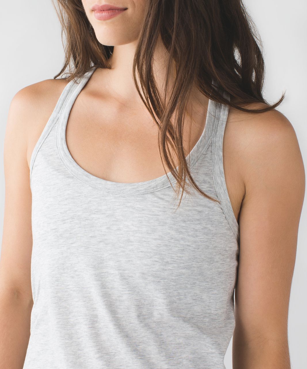 Lululemon Modern Racerback - Heathered Light Grey