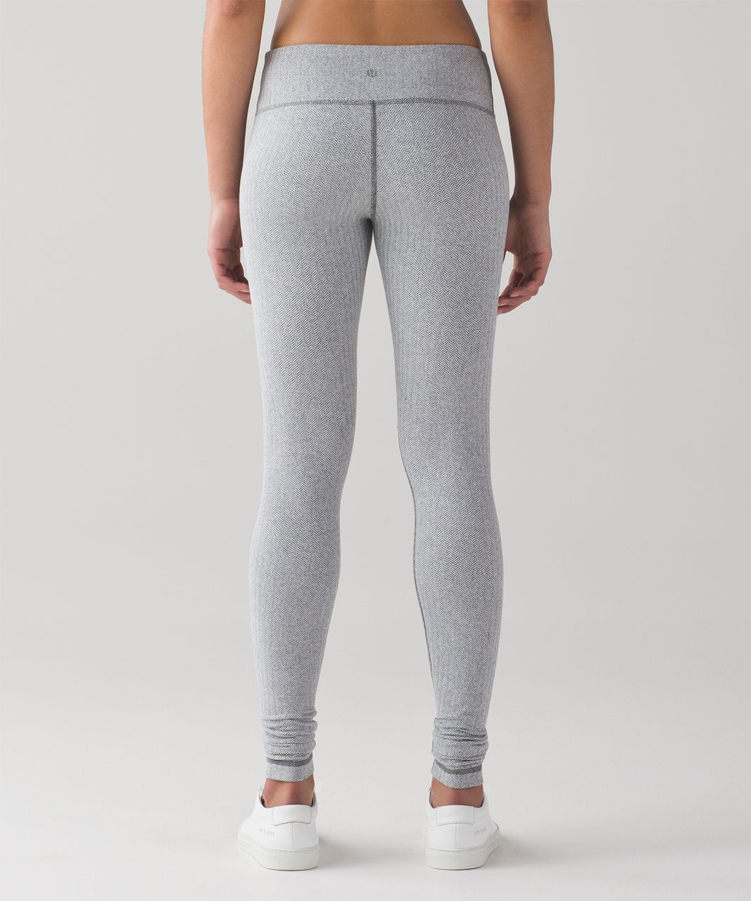 Lululemon Wunder Under Low-Rise Tight *28 - Heathered Herringbone  Heathered Black Black - lulu fanatics