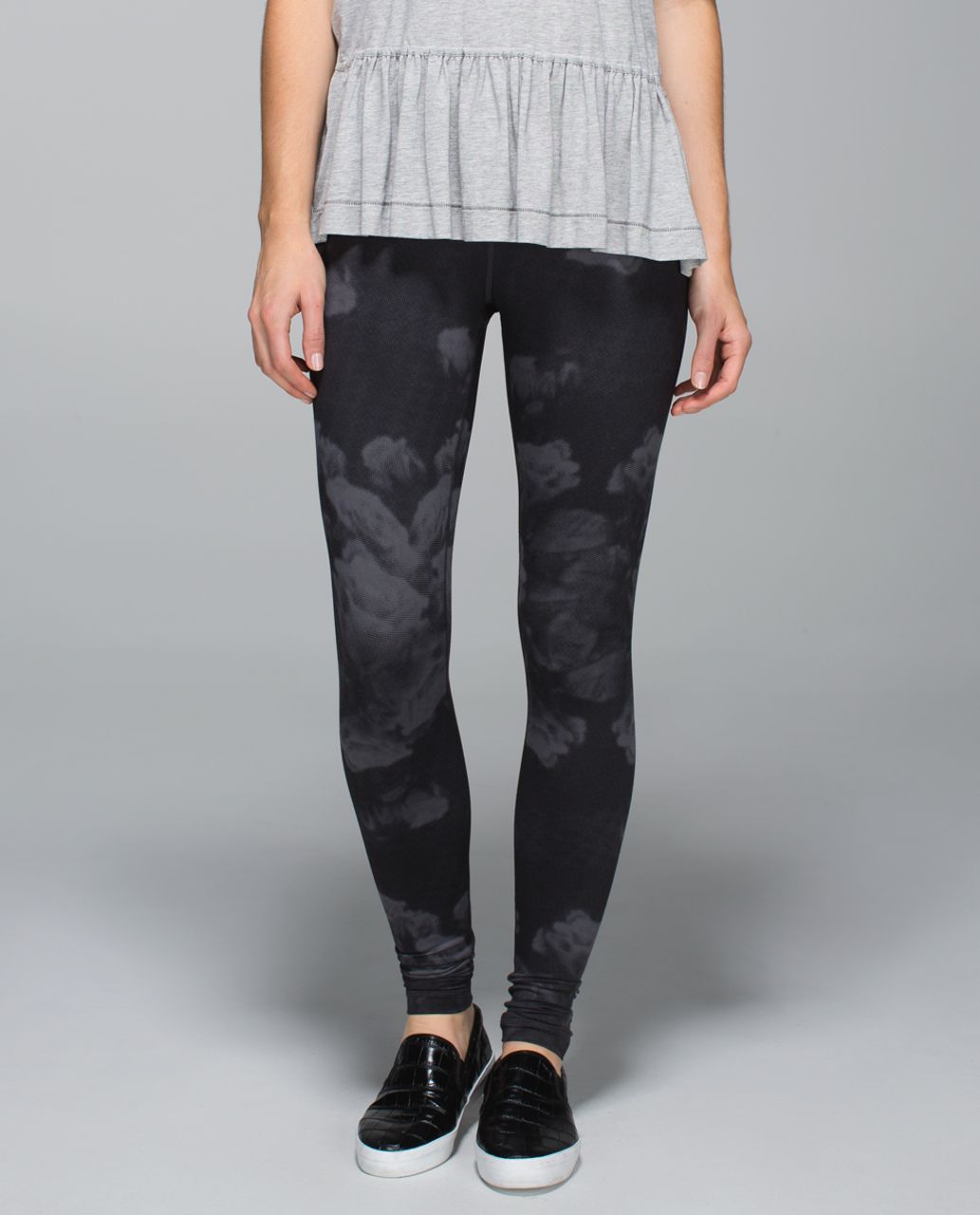 Lululemon Wunder Under Pant *Full-On Luon (Roll Down) - Dream Rose Deep Coal Light