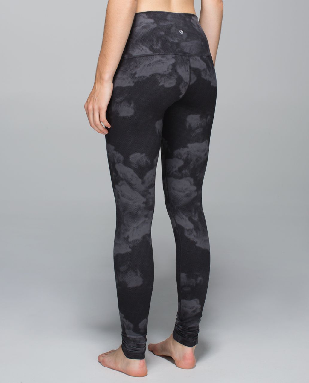 Lululemon Wunder Under Pant *Full-On Luon (Roll Down) - Dream Rose Deep Coal Light