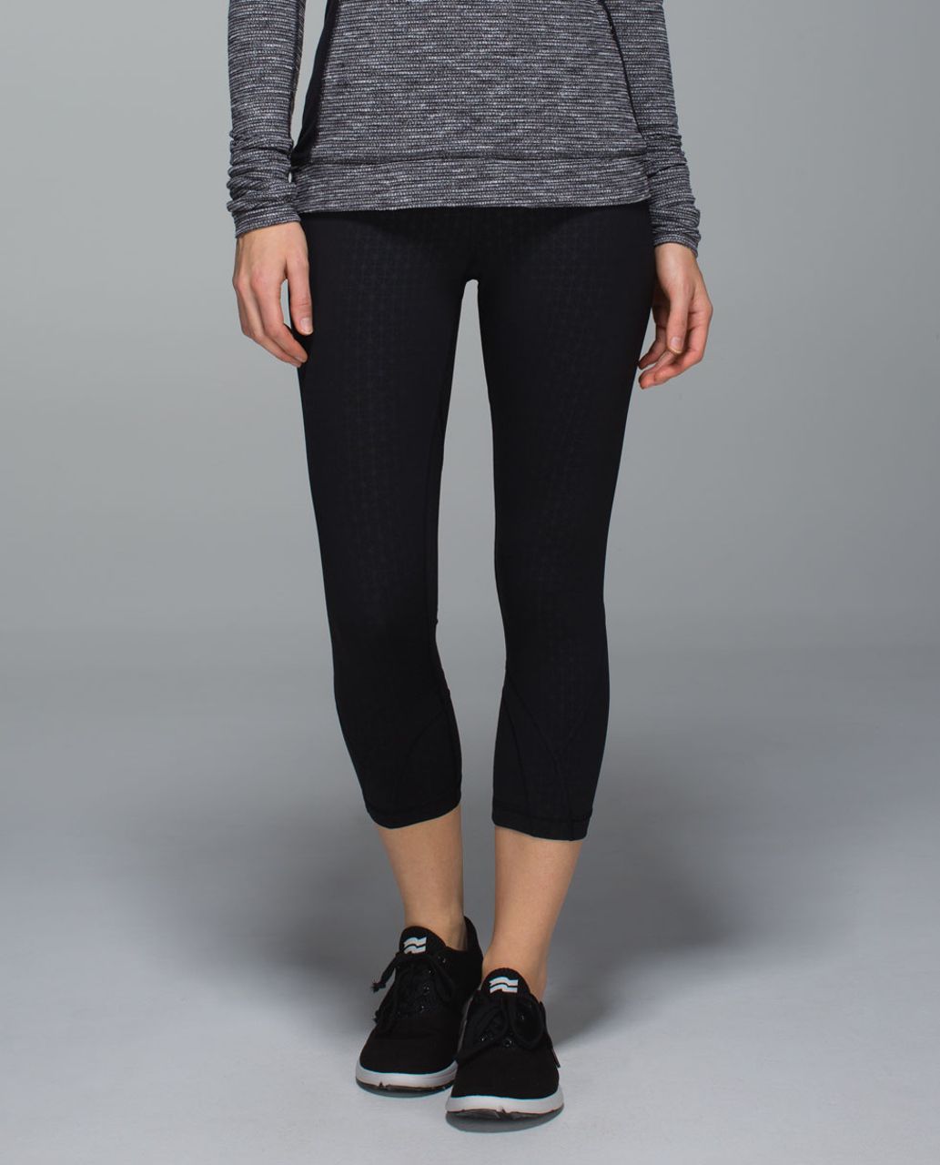 Lululemon Run: Inspire Crop II *All Luxtreme - Tri Geo Embossed