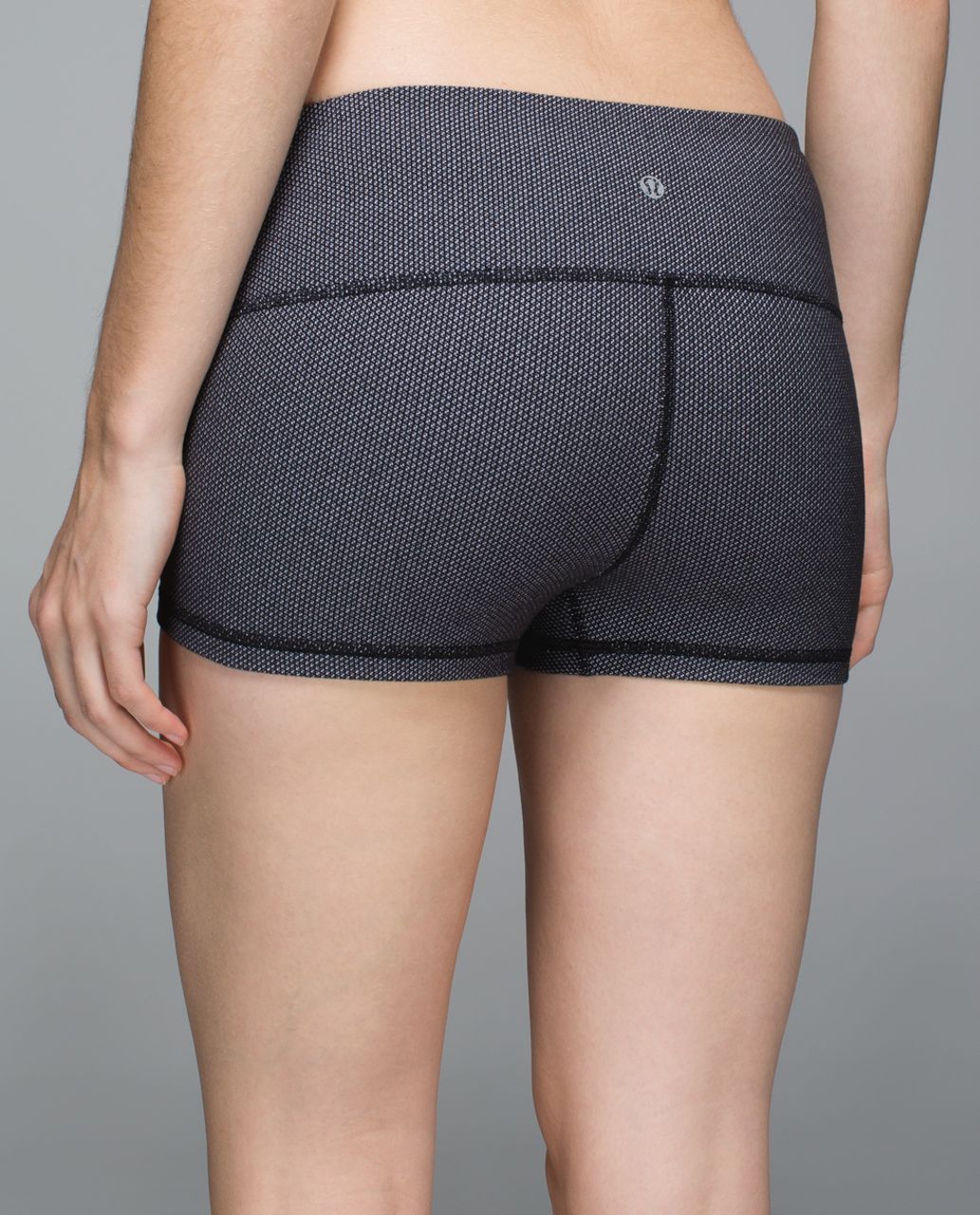 Lululemon Boogie Short - Cross Stitch Black White