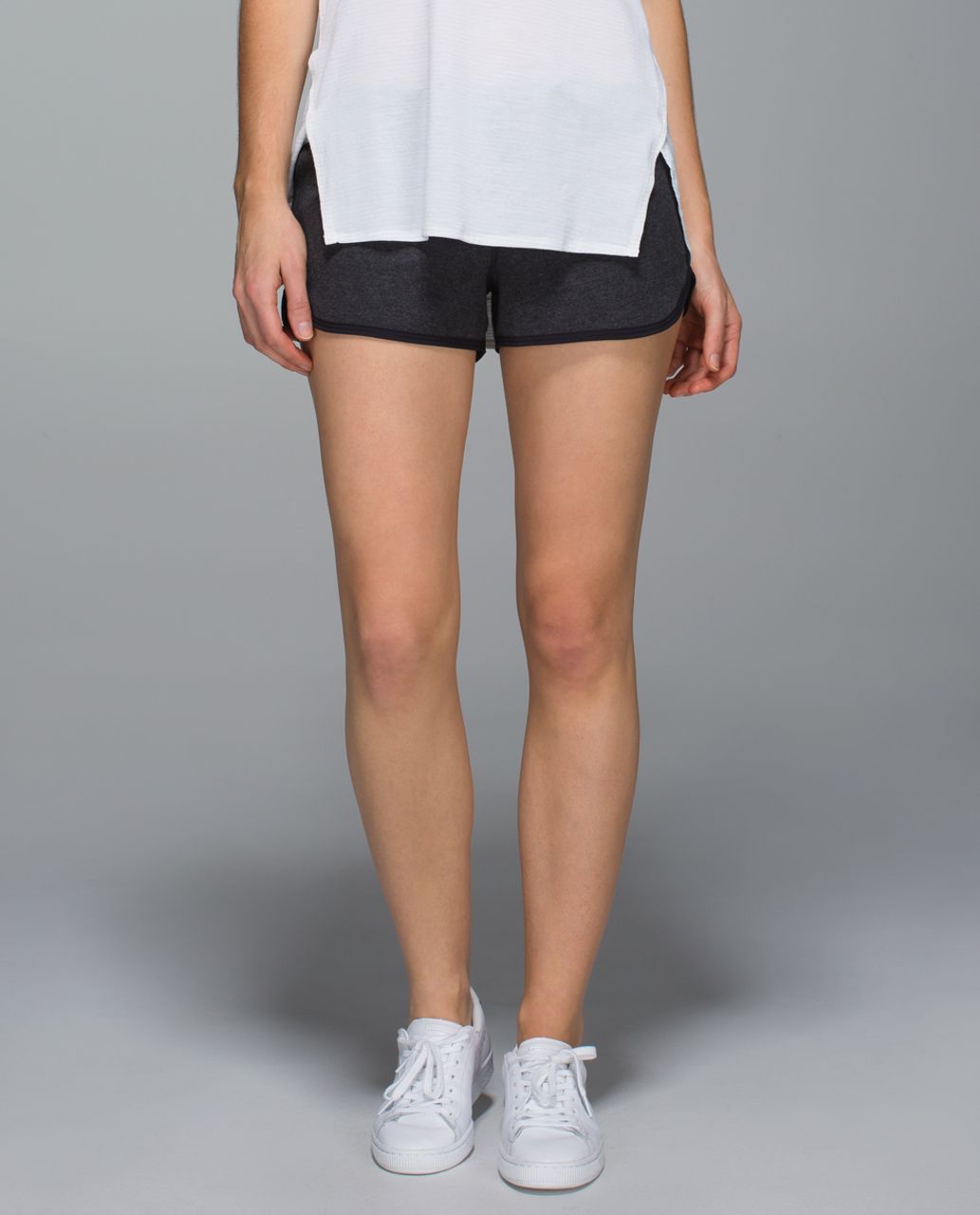 Lululemon Breezy Short - Heathered Black /  Black