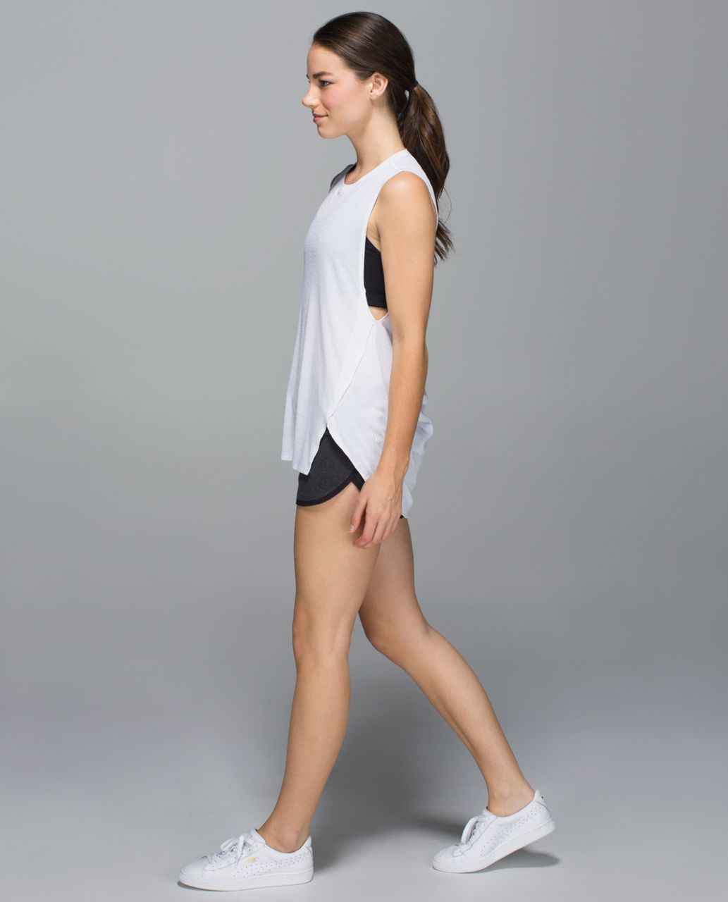 Lululemon Breezy Short - Heathered Black /  Black