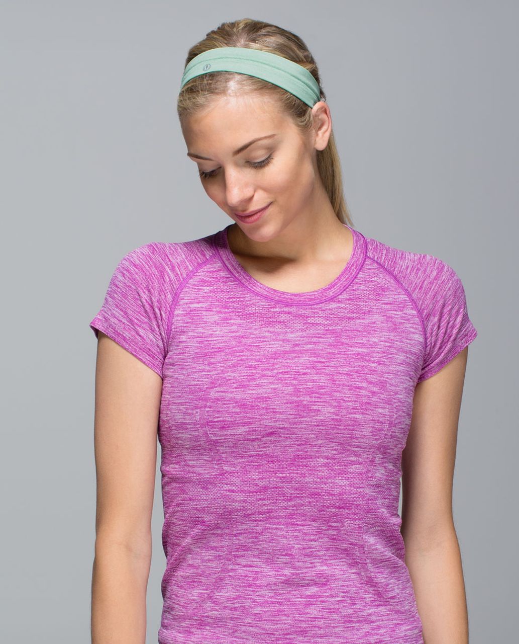 Lululemon Swiftly Headband - Space Dye Heathered Menthol