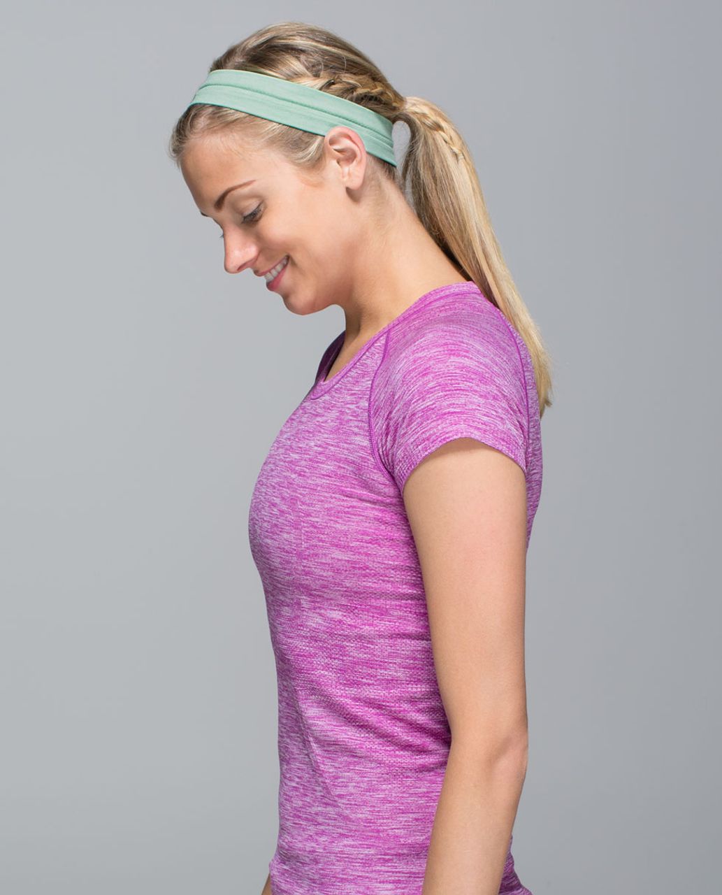 Lululemon Swiftly Headband - Space Dye Heathered Menthol