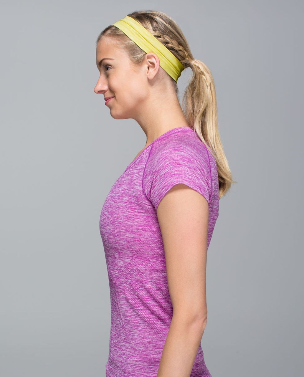 Lululemon Swiftly Headband - Space Dye Heathered Split Pea