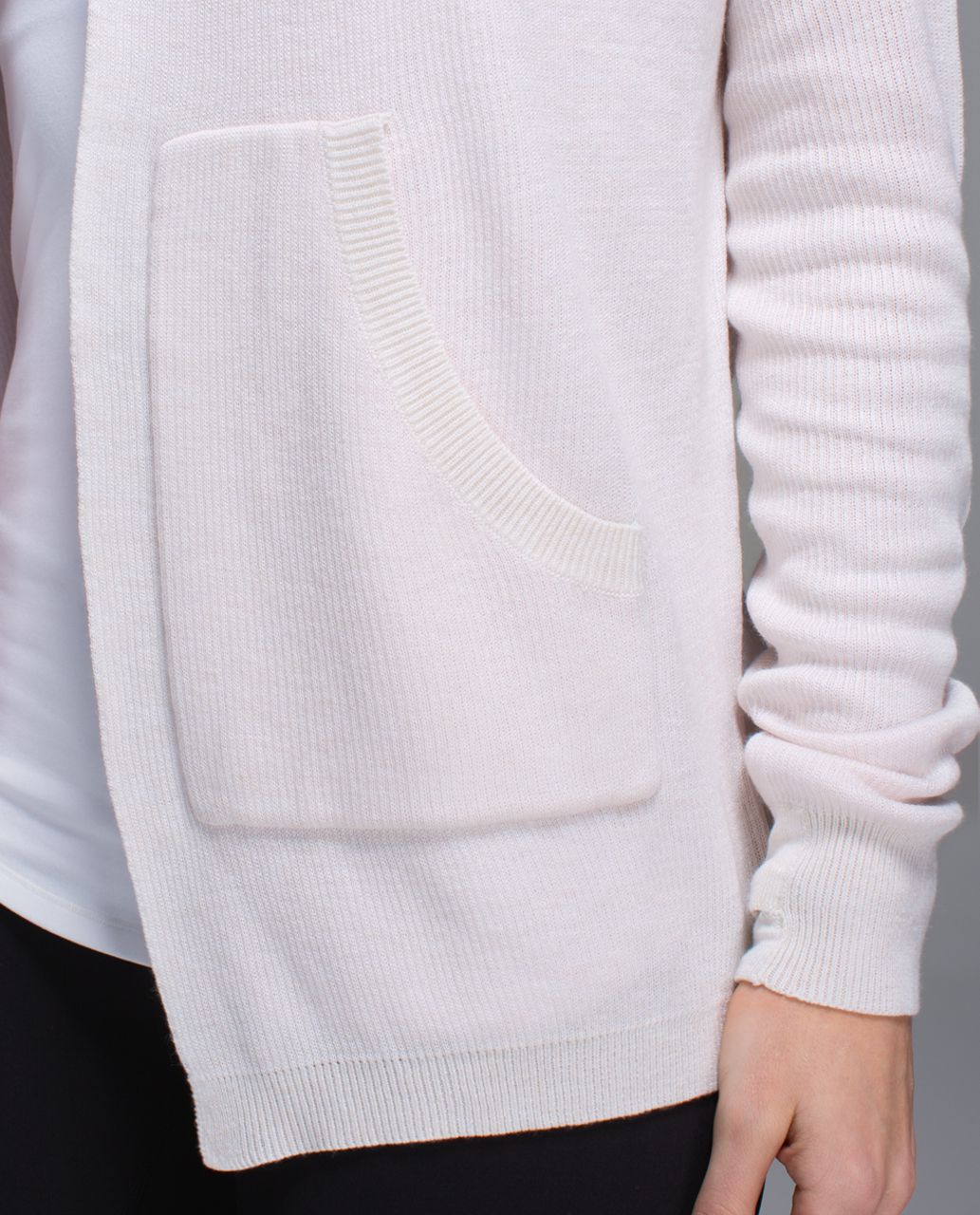 Lululemon Cabin Yogi Wrap - Heathered White / Neutral Blush