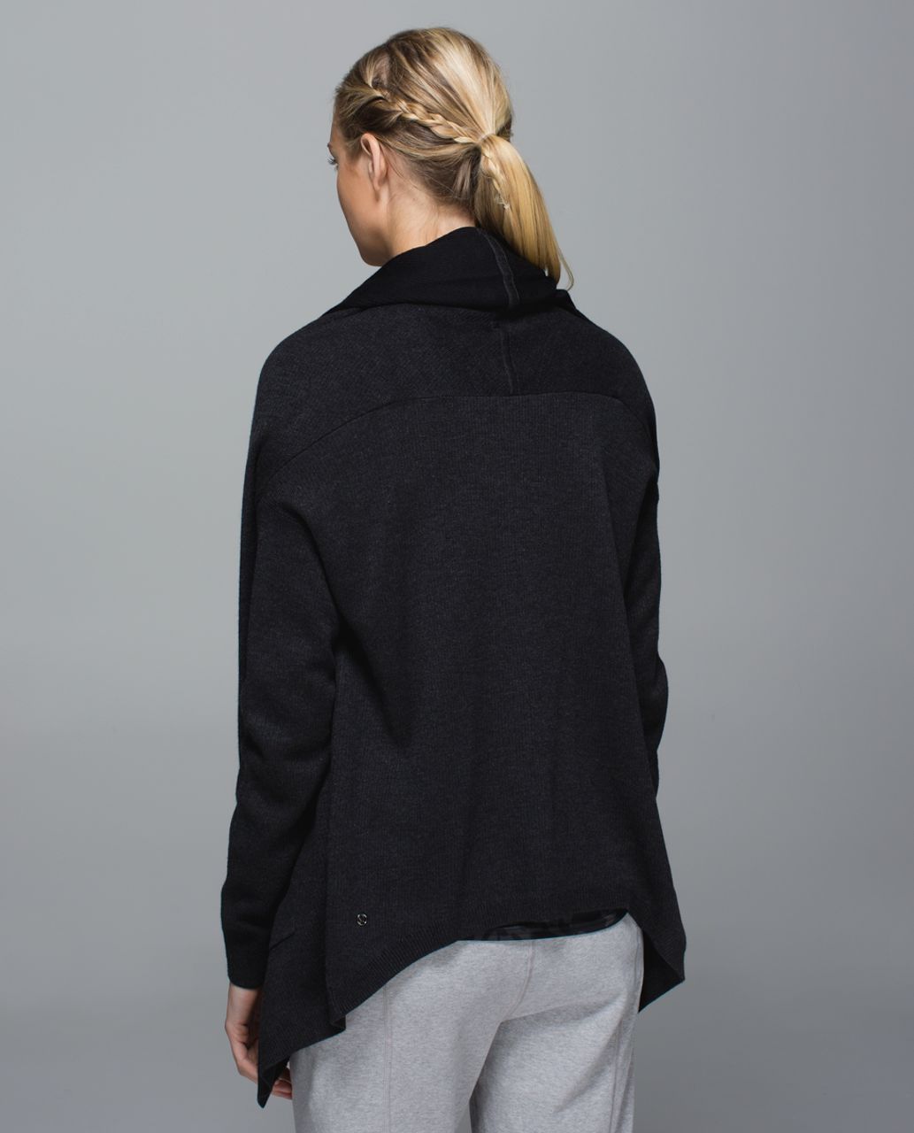 Lululemon Cabin Yogi Wrap - Heathered Black /  Black