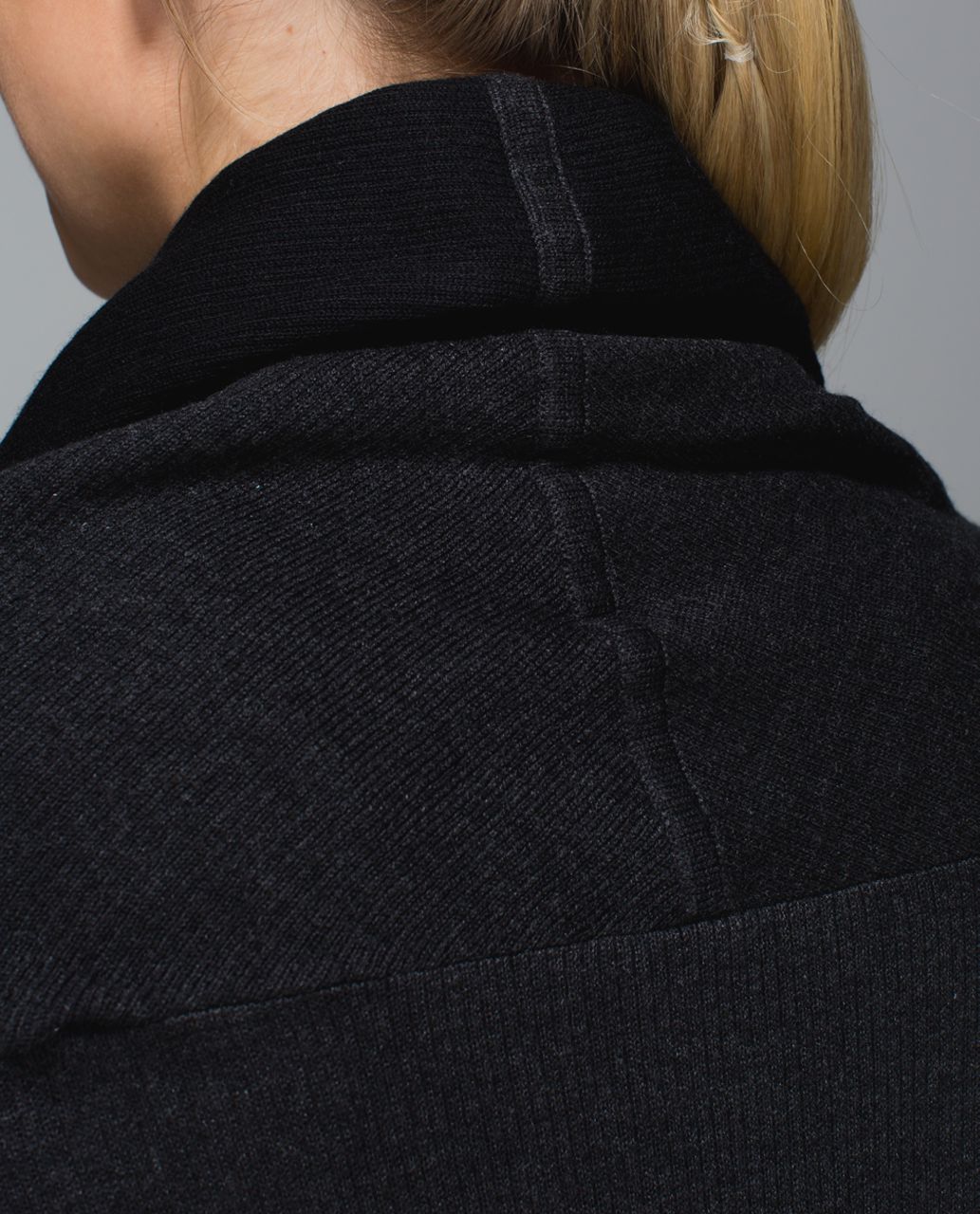 Lululemon Cabin Yogi Wrap - Heathered Black /  Black