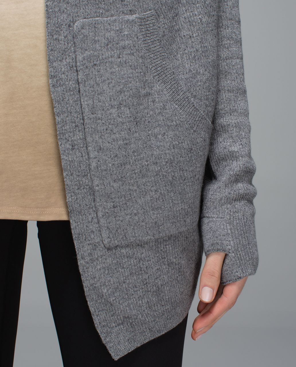 Lululemon Cabin Yogi Wrap - Heathered Medium Grey / Slate