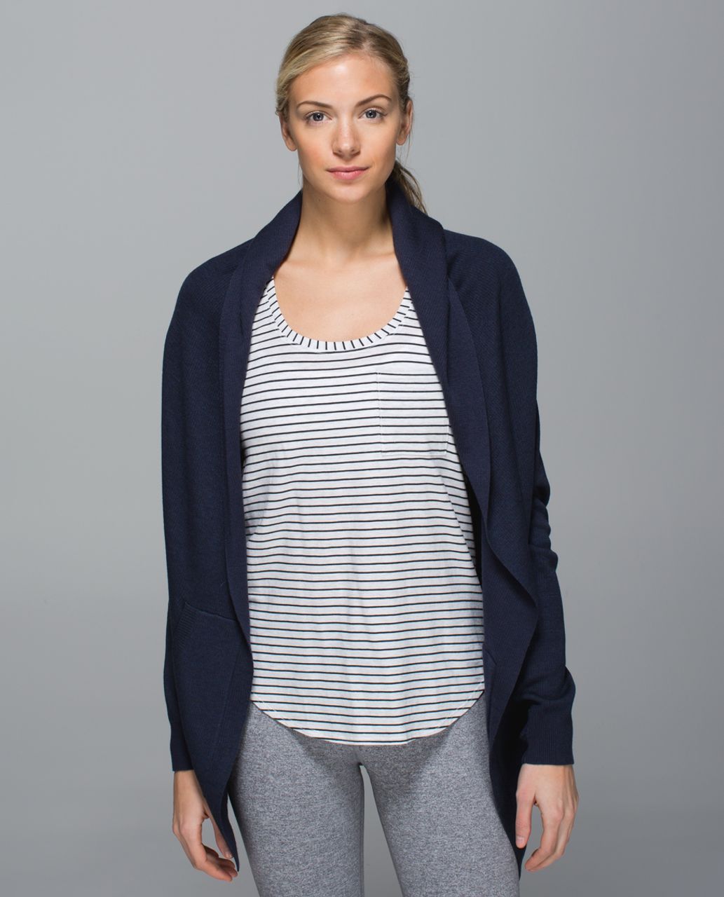 Lululemon Cabin Yogi Wrap - Inkwell / Heathered Inkwell