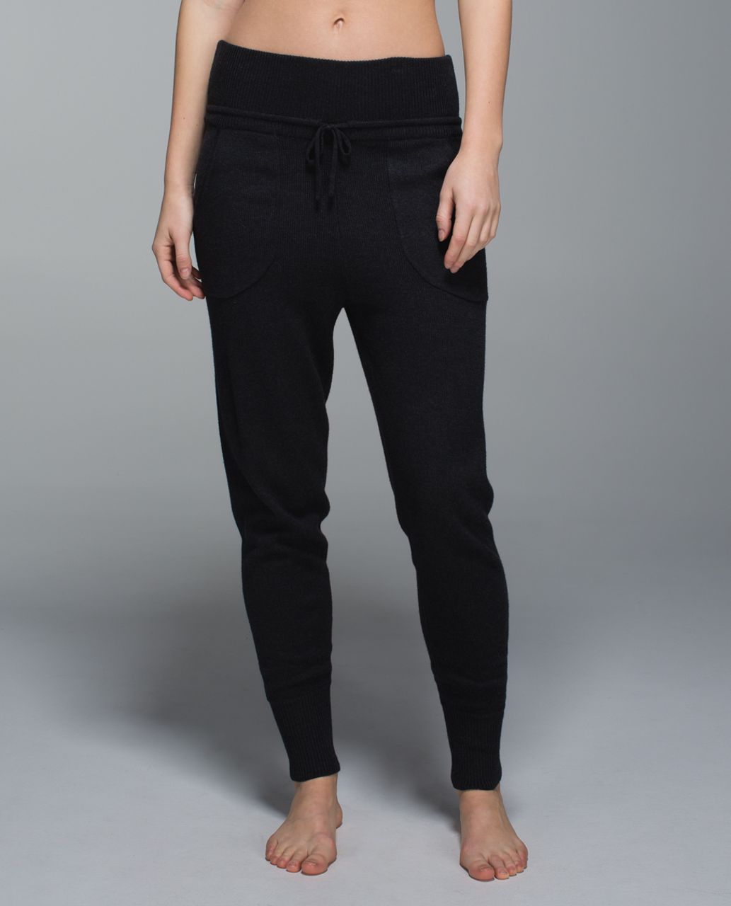 Lululemon Ebb To Street Pant - Heathered Black - lulu fanatics