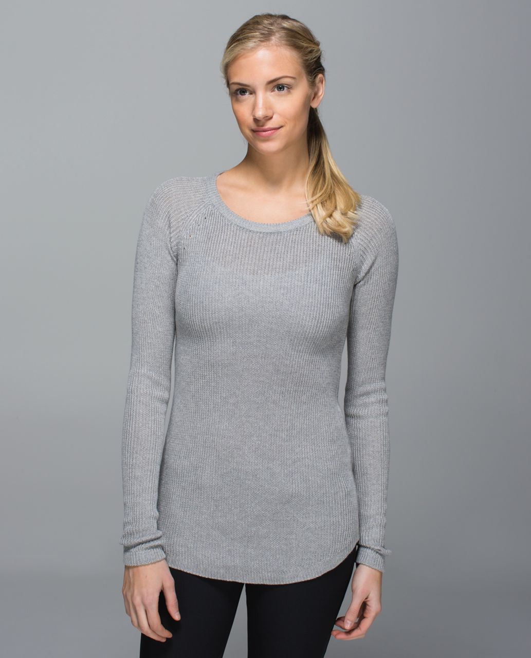 Grey Cotton Yoga Wear With Sleeves – uNidraa