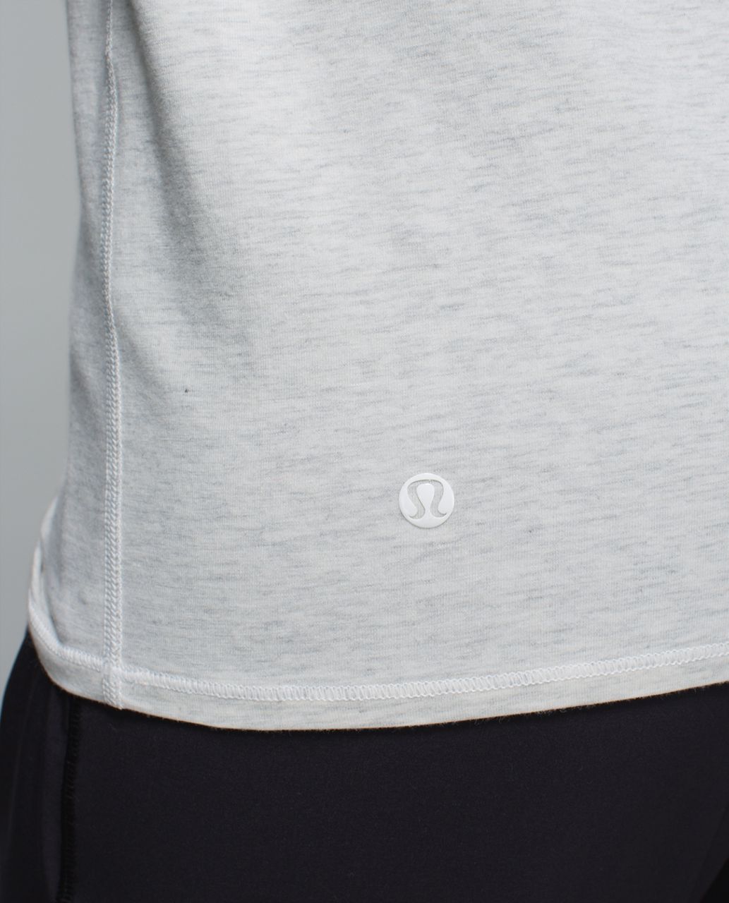 Lululemon Find Your Zen Long Sleeve - Heathered White