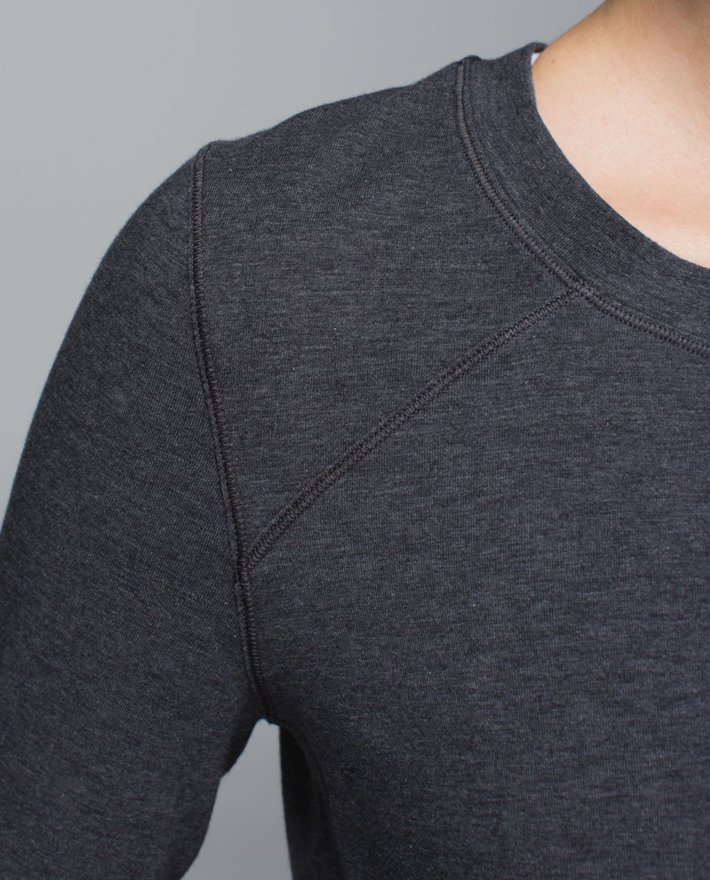 Lululemon Find Your Zen Long Sleeve - Heathered Dark Grey