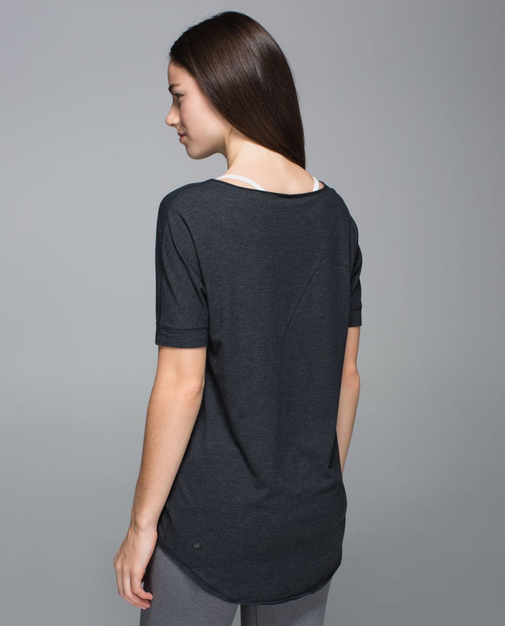 Lululemon Ravi Tee - Heathered Black