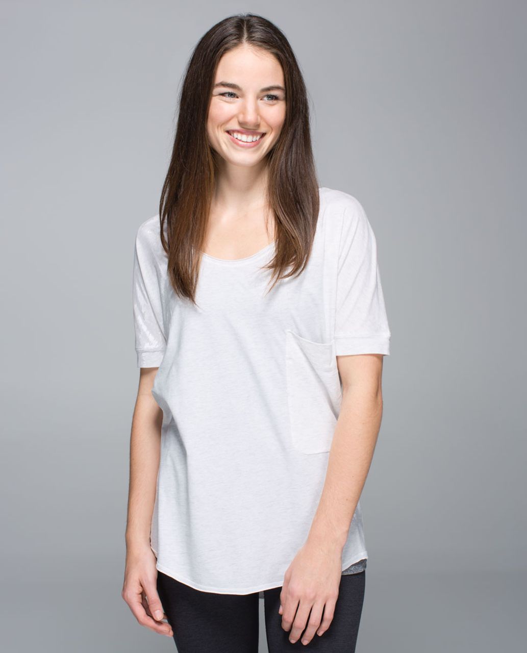 Lululemon Ravi Tee - Heathered White