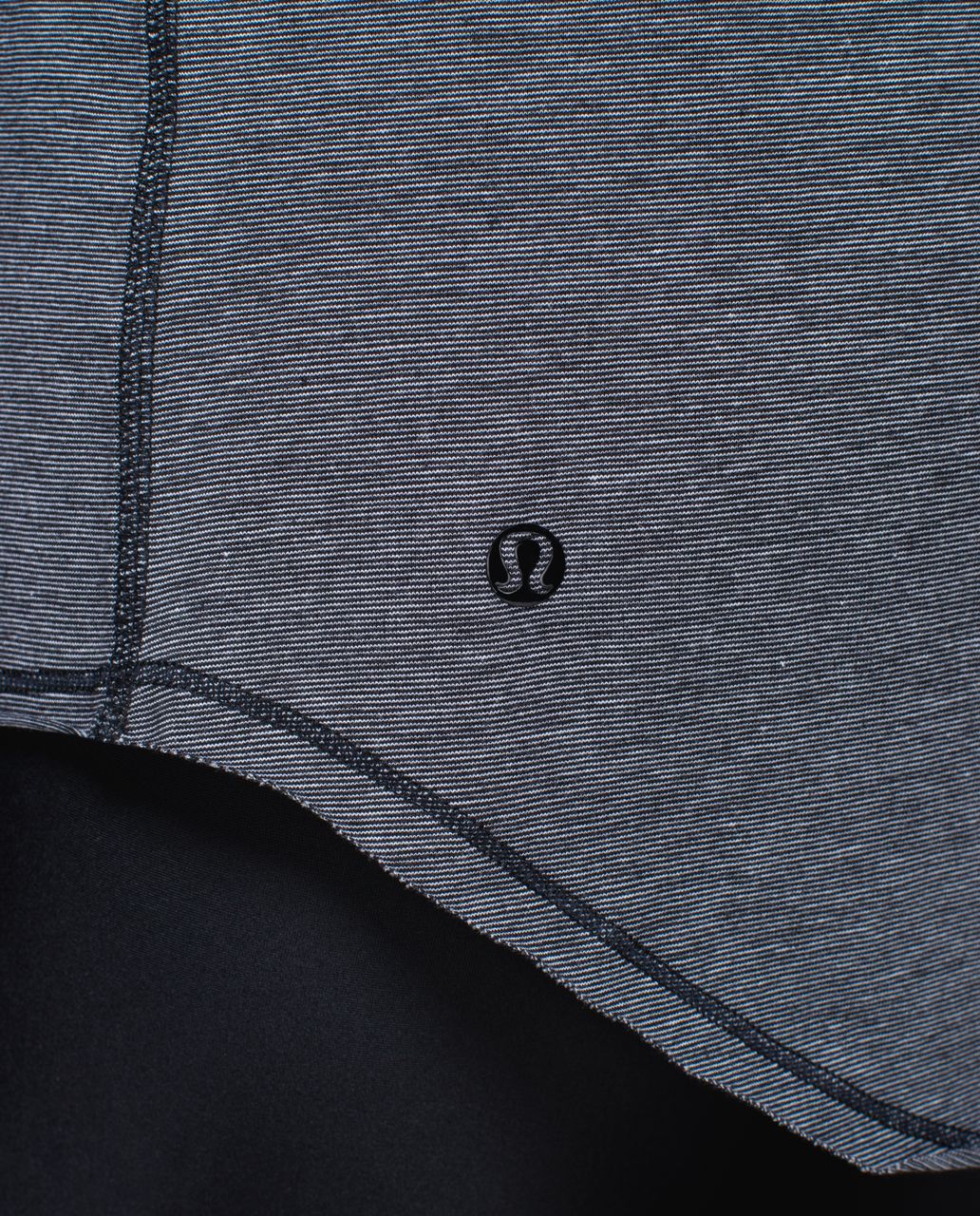 Lululemon Ravi Tee - Micro Stripe Black White