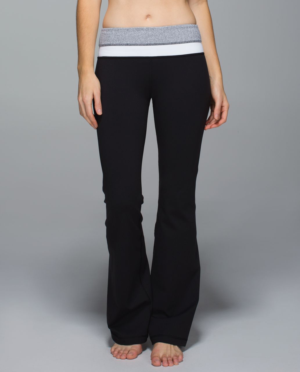 Lululemon Groove Pant *Full-On Luon (Tall) - Black / Heathered